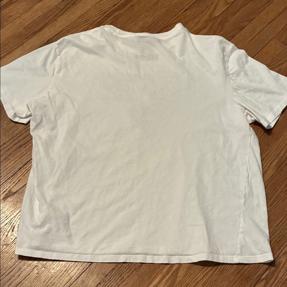 Guess White Tee with Black Abstract Design - Picture 5 of 8